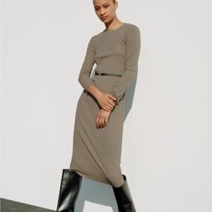 Zara Brown Maxi Dress